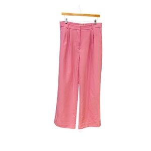 Abercrombie & Fitch Pink Wide-Leg Trousers – Size 14 (32W)